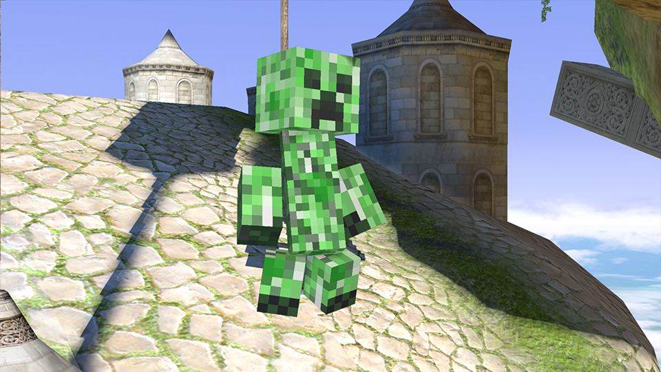 The Minecraft Castle: Real Life Creeper