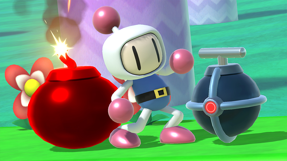 Bomberman Mask Outfit now available for purchase Super Smash